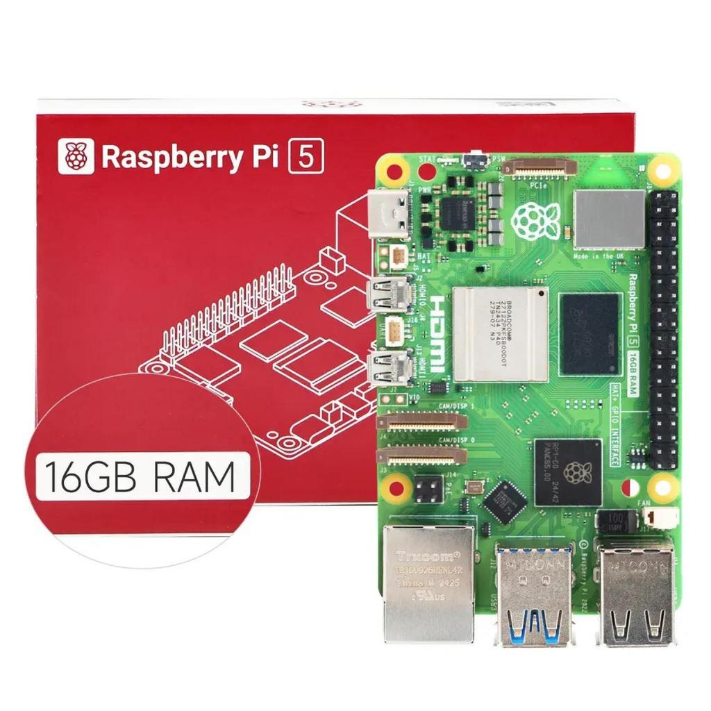 Raspberry Pi 5 - 16GB RAM - Made in UK
