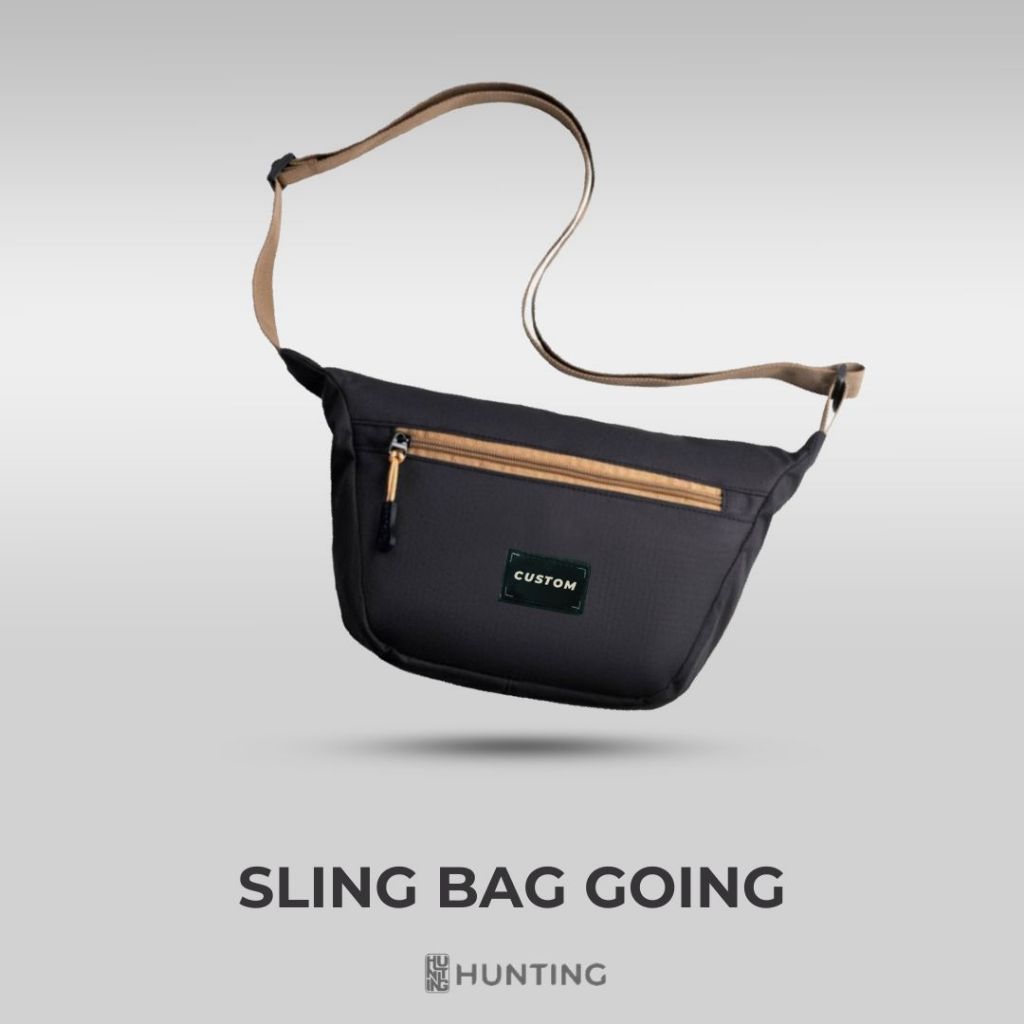 TAS SELEMPANG PRIA GOING HUNTING TAS SLEMPANG MINI COWOK MURAH - TAS PRIA DISTRO SLINGBAG TERJANGKAU