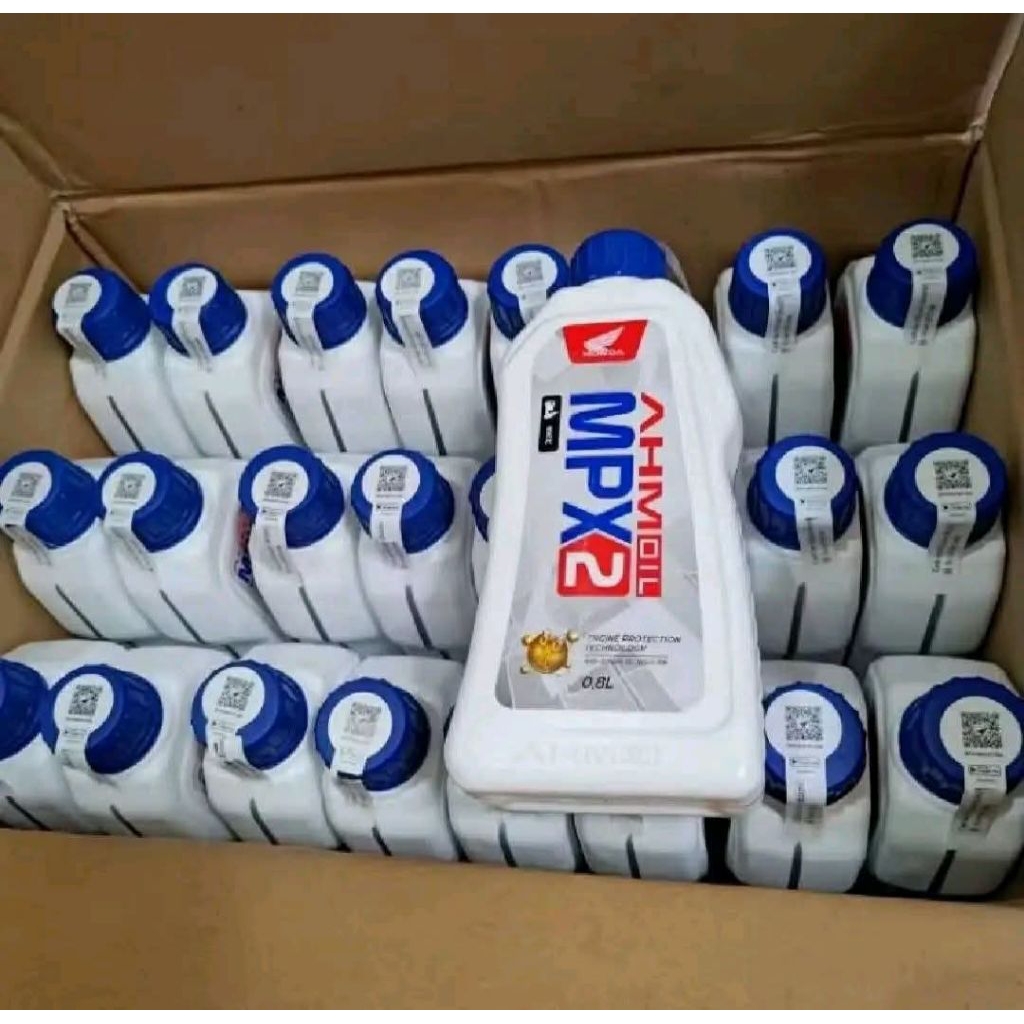1 Dus Oli Motor Matic Mpx2 800MI Isi 24 Botol Oli Mpx 2 1Dus Original AHM