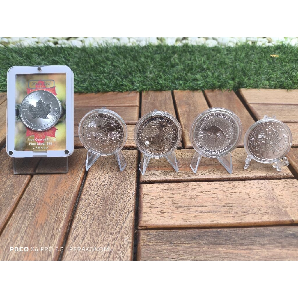 Fine Silver 1 Oz RCM Maple Leaf Noah Ark Britannia Kangaroo Phillharmonic