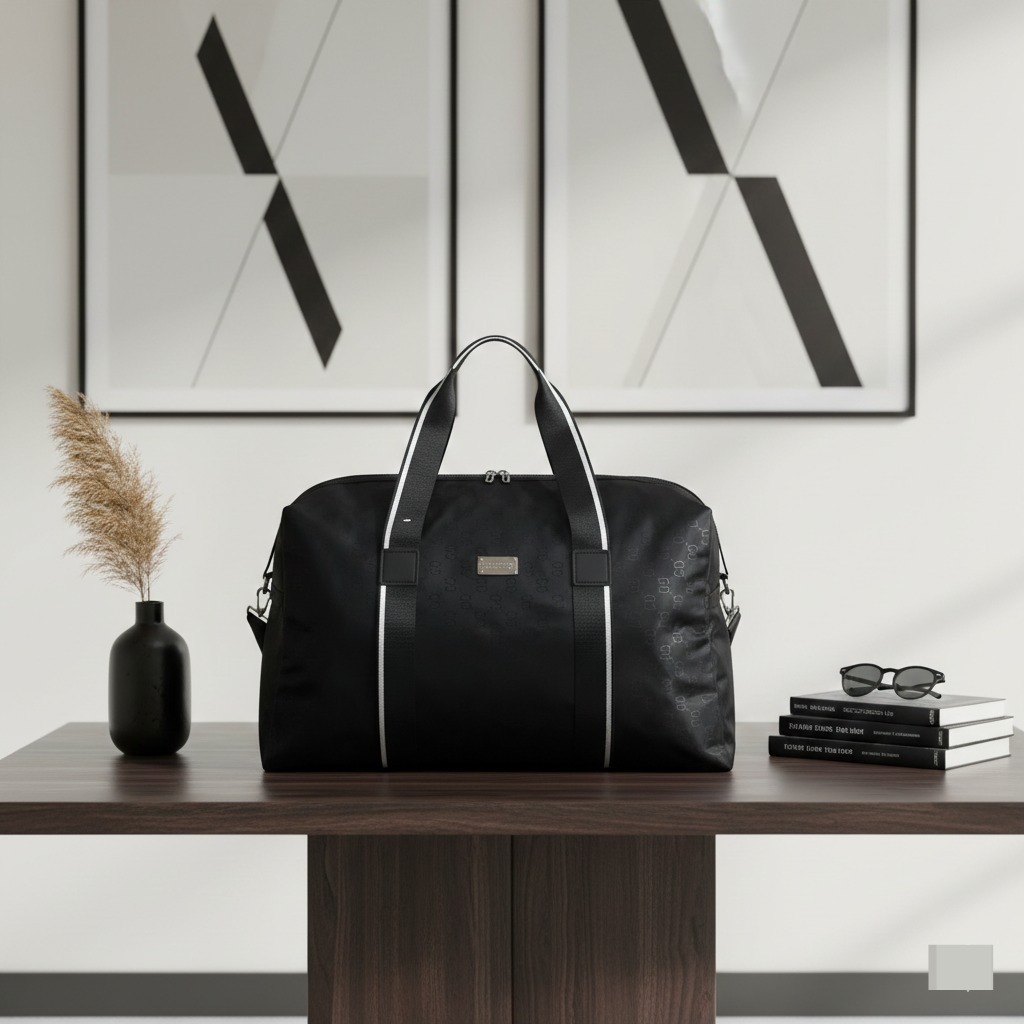 Tas Pakaian Jinjing Travel Bag Hitam Motif #202