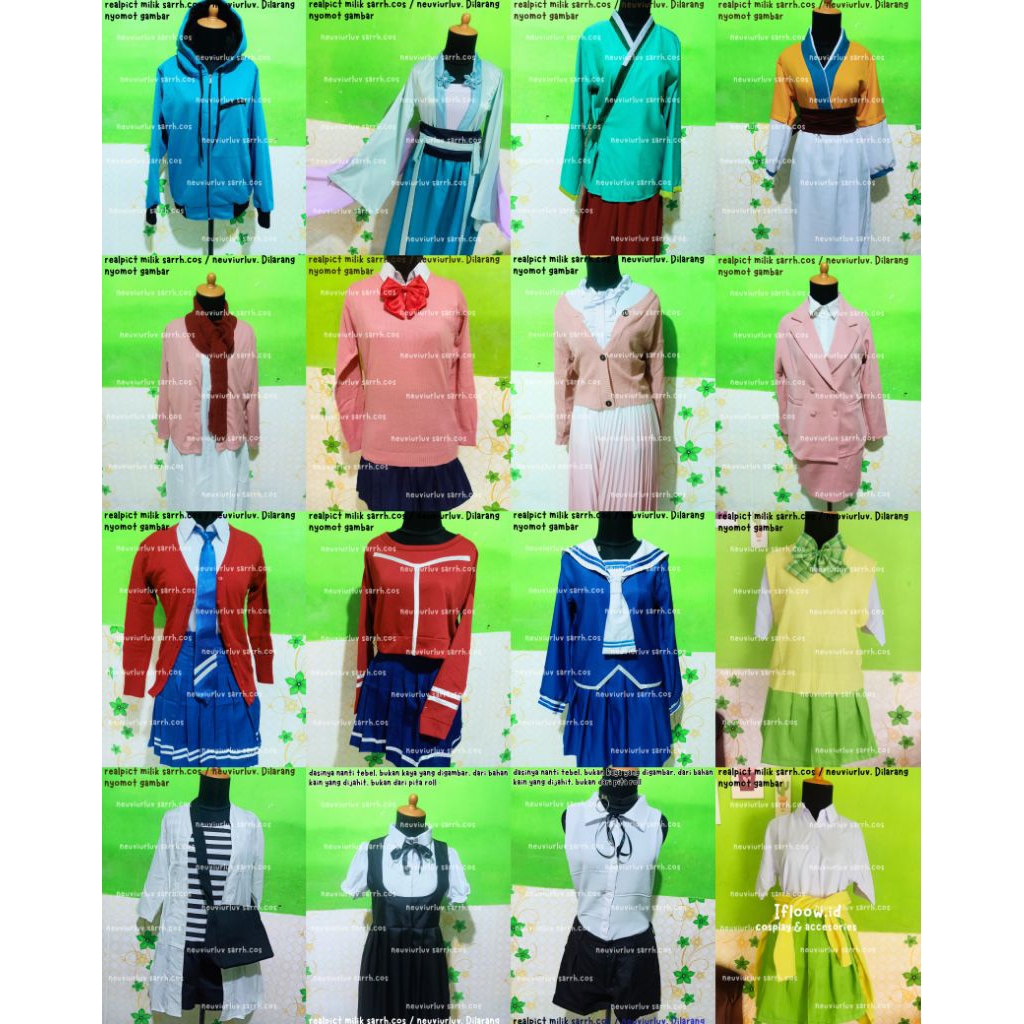 (Update 25.2) Sale Cosplay Costume Sagiri Mikasa Waguri Maomao Miside Nakano Narumi Rachel