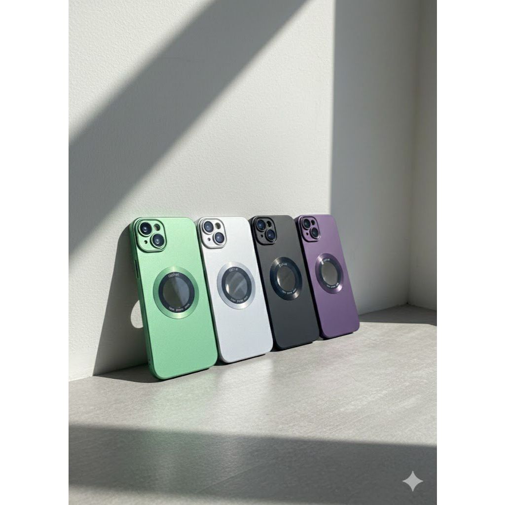 Case magnetic iphone 14 13 12 11 plus pro max soft case magsafe warna premium mewah