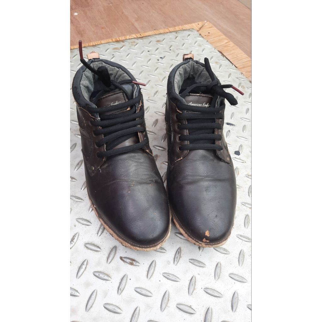 American eagle shoes sepatu kulit leather original vintage