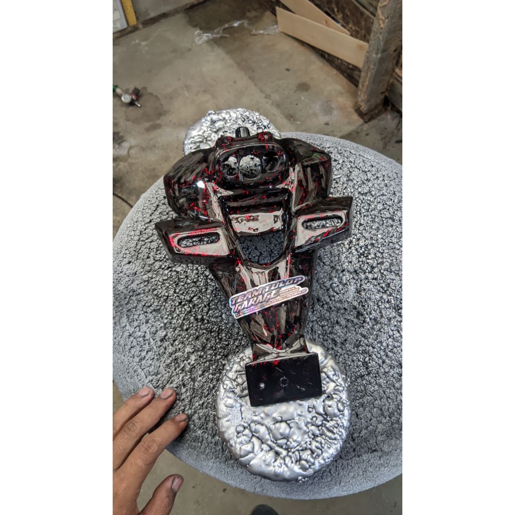 spakbor belakang ninja rr new karbon forged kevlar