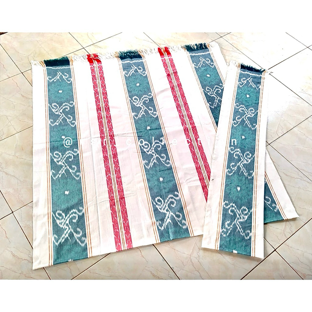 Set Couplean Blanket Motif Baru Saput Pria Bali Kamen Selendang Wanita Bali