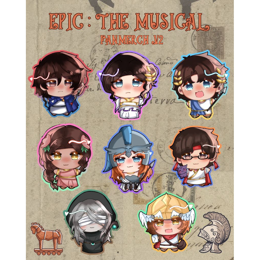 EPIC : The musical fanmerch v2 | Translucent Phone strap | BACA DESKRIPSI