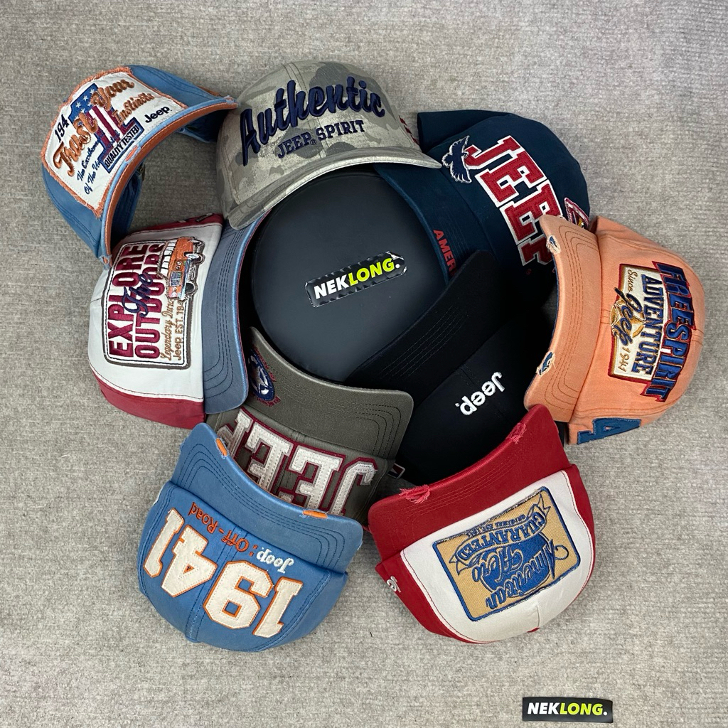 Topi Jeep Mobil Branded Preloved Second