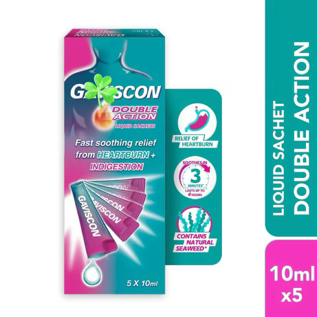 Sirup double action gaviscon/sachet Untuk Maag dan Lambung Soothing Digestion