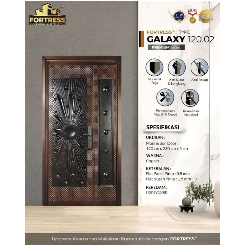 PINTU BAJA FORTRESS TYPE GALAXY 90.02,120.02,150.02