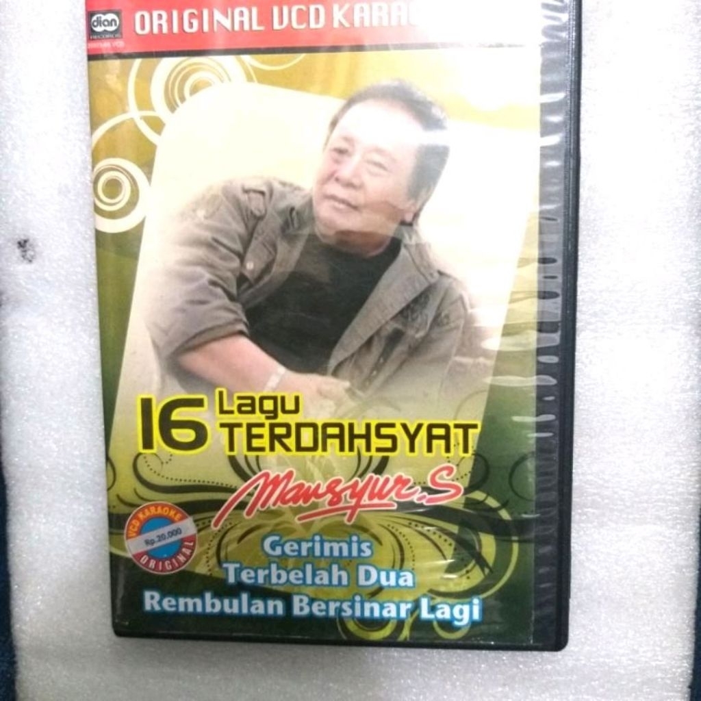 VCD KARAOKE 16 LAGU TERDAHSYATA MANSYUR S