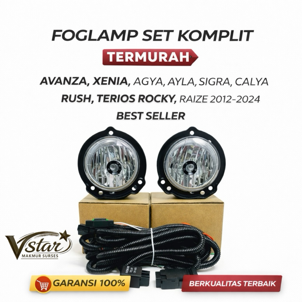 Foglamp Avanza Xenia Agya Ayla Sigra Calya 2012-2021 Original Koito