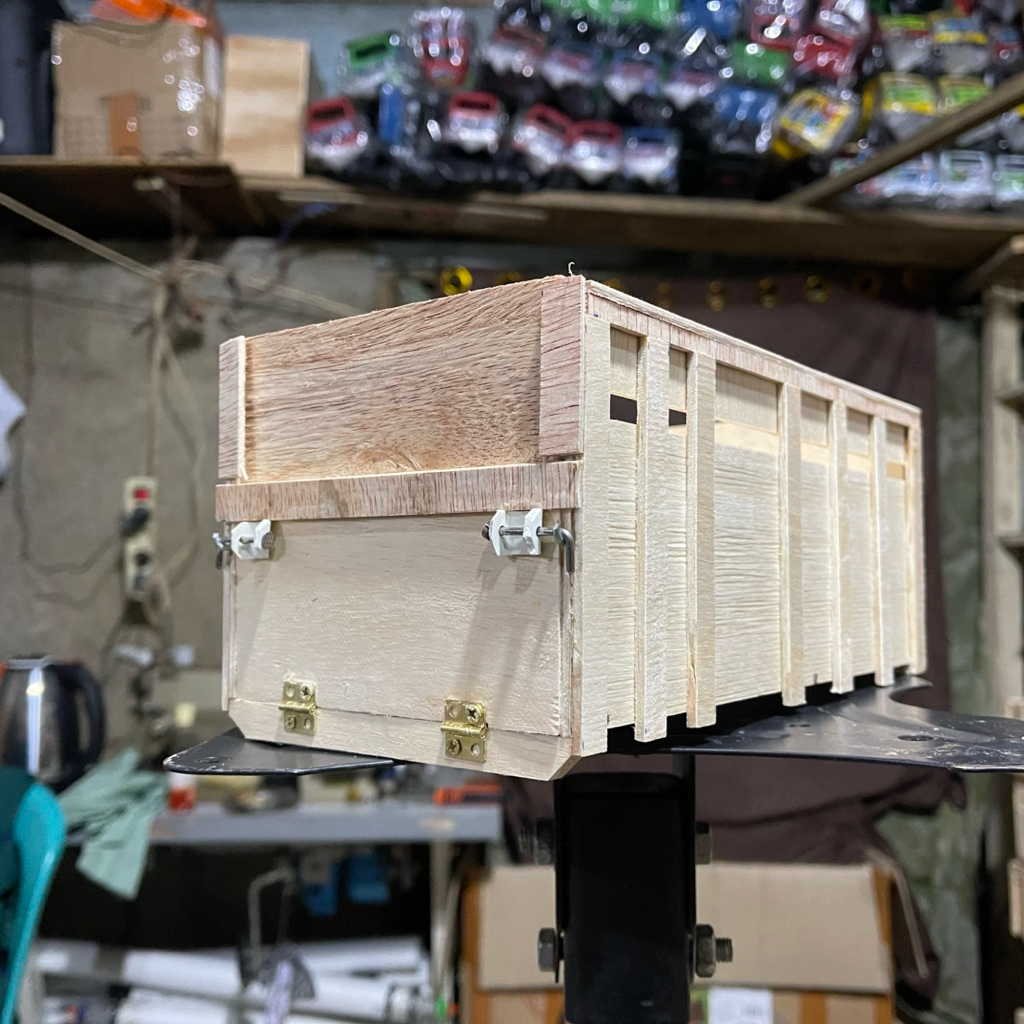 NEW BAK TRUK MINIATUR SKALA TRUK PLASTIK MENTAHAN UNTUK MODDIF TRUK PLASTIK