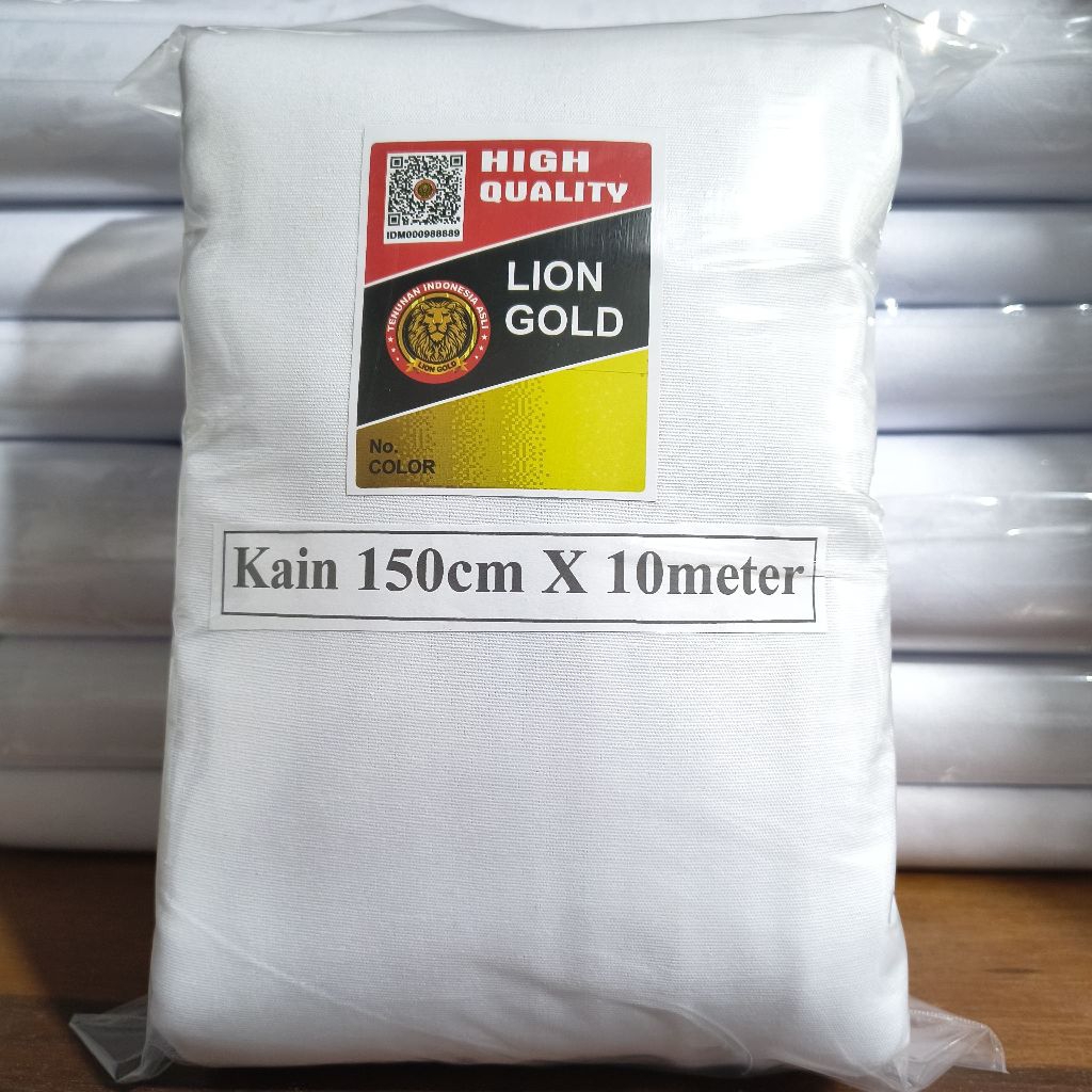 kain kafan lion gold 150cm x 10 meter kain kafan ecer