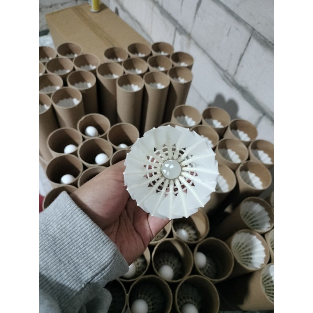 Paket Shuttlecock polos 30 Slop