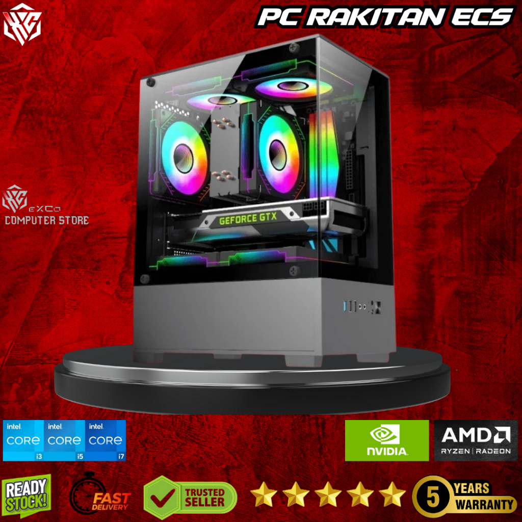 PC Gaming 3 Jutaan Genshin Impact | Ryzen 3 RAM 8GB SSD 128GB HDD 500GB | ECS PRIME