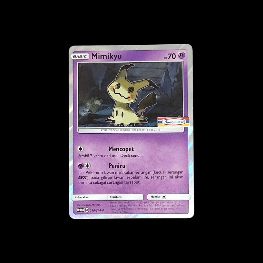 POKEMON TCG INDONESIA MIMIKYU PROMO INDOMARET 010/S-P