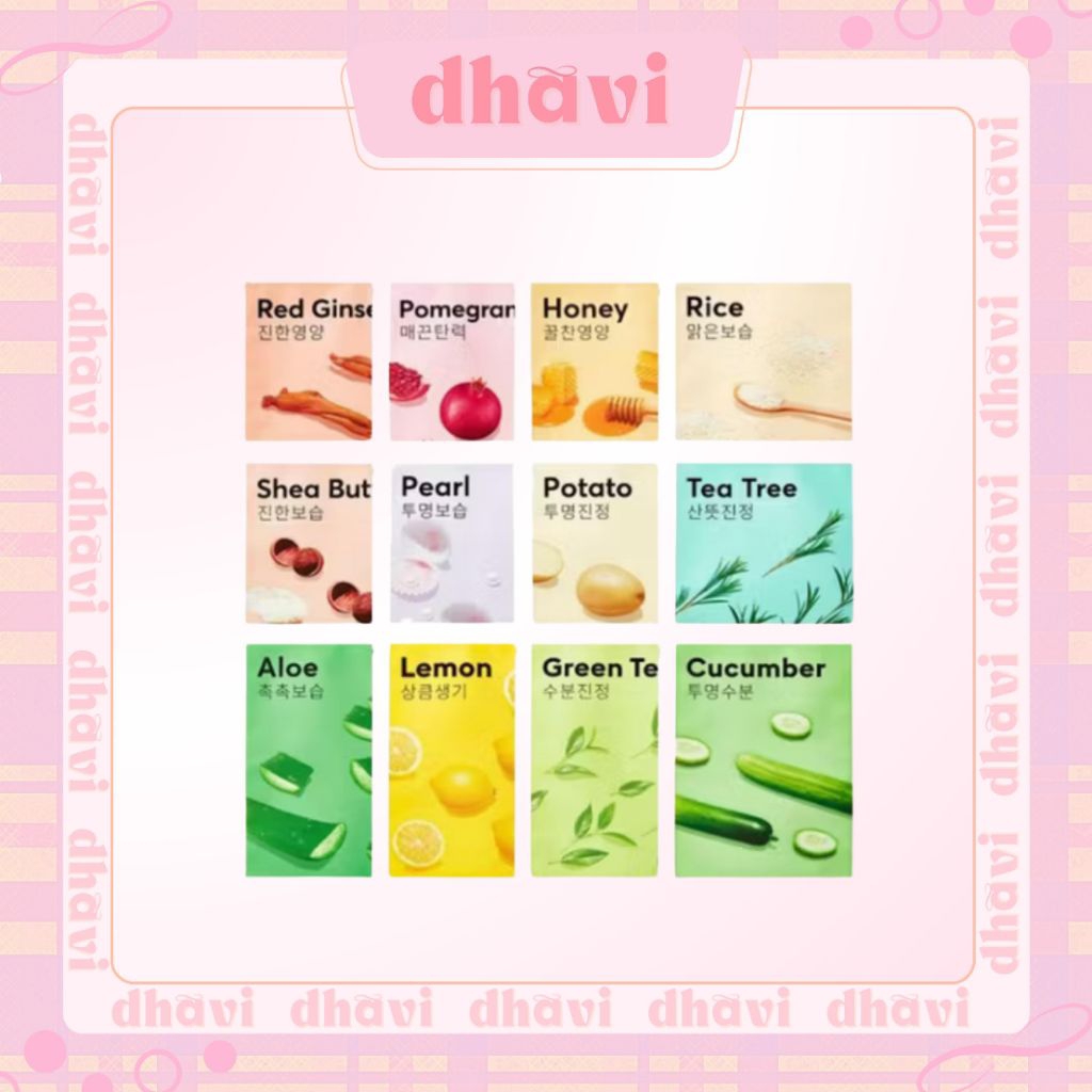 [BPOM] MISSHA Airy Fit Sheet Mask Masker Wajah Original New