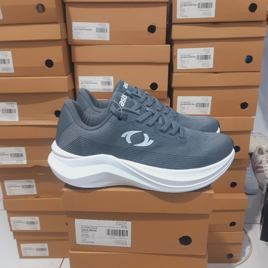 SEPATU PRIA RUNNING ASTEC LINE/GREY