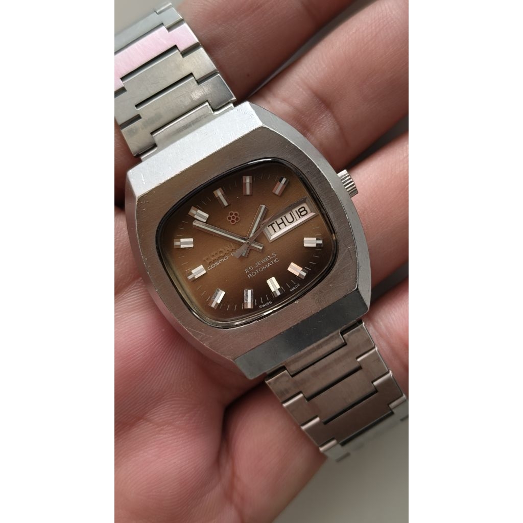 Jam Titoni Cosmo 98 Automatic Swiss ORIGINAL Murah