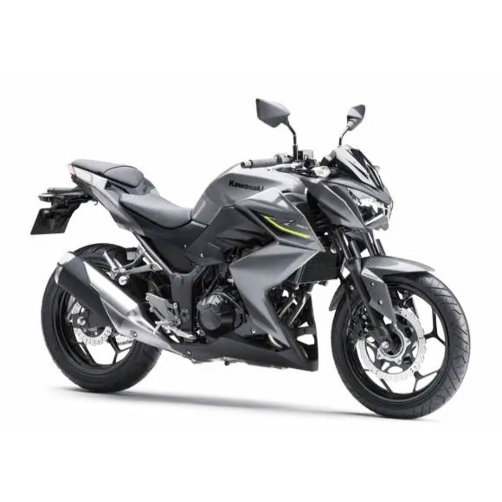 Striping sticker Kawasaki Z250 ( Tahun 2017 ) Grey - Silver