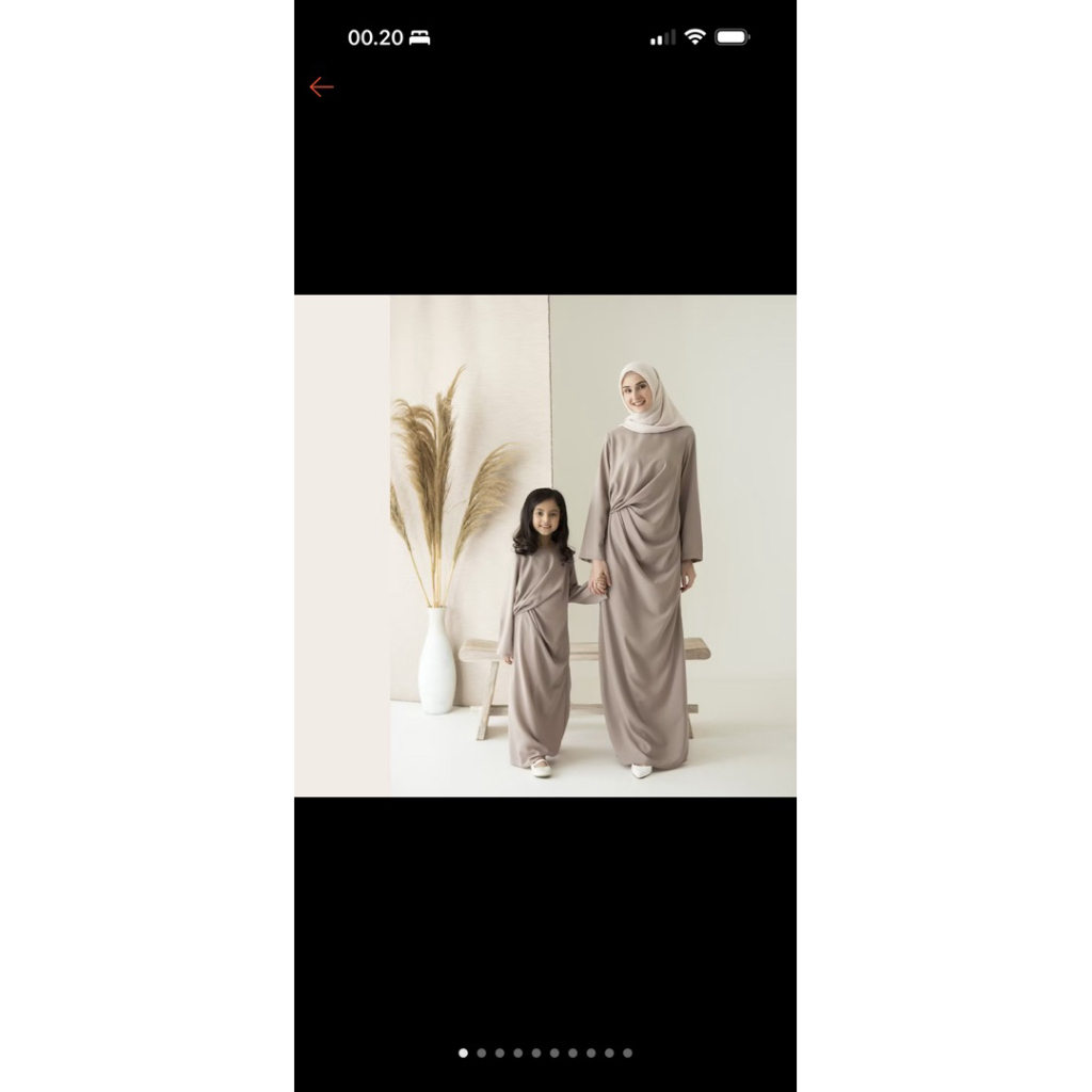 Preloved gamis by aska label kids