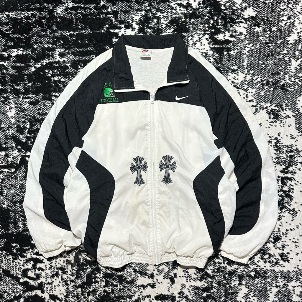 Windbreaker Nike Vintage Jacket 90s Panda ColourBlock