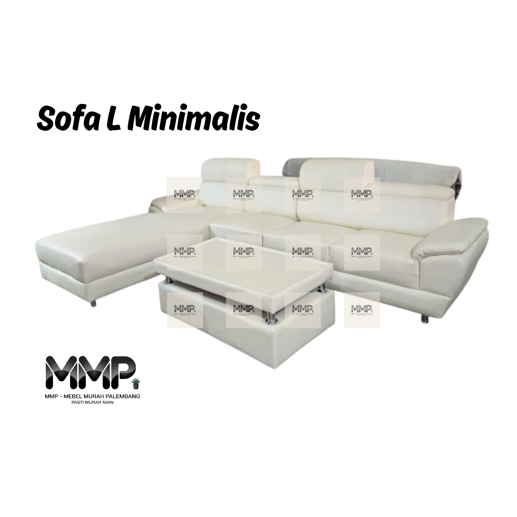 Sofa Tamu L Minimalis | Kursi Ruang Tamu Moderen L Jumbo | Sofa Murah Palembang