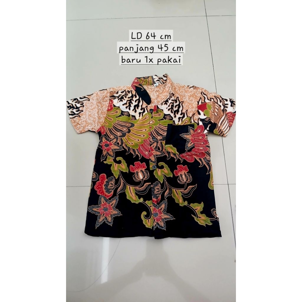 take all batik koko anak dan kaos LC Waikiki 3-4 tahun
