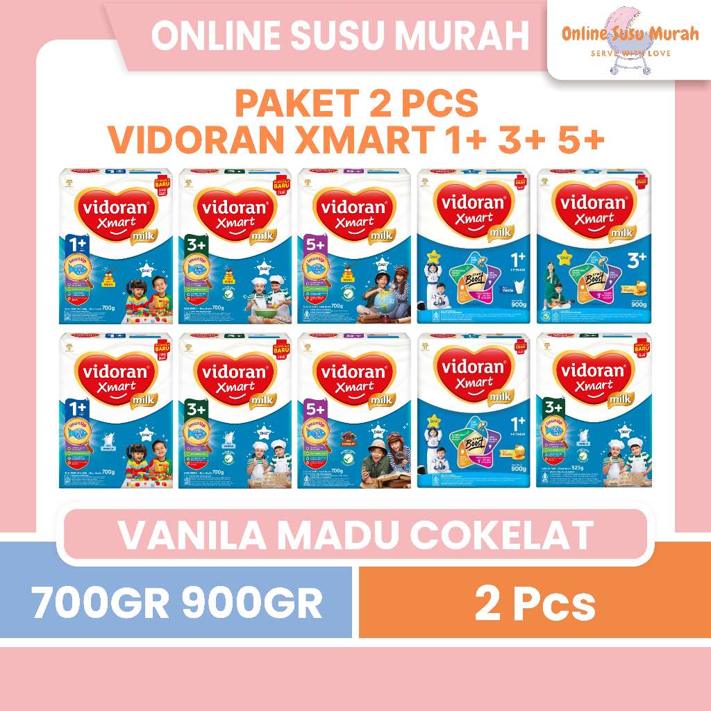 Vidoran Xmart 1+ Susu Pertumbuhan