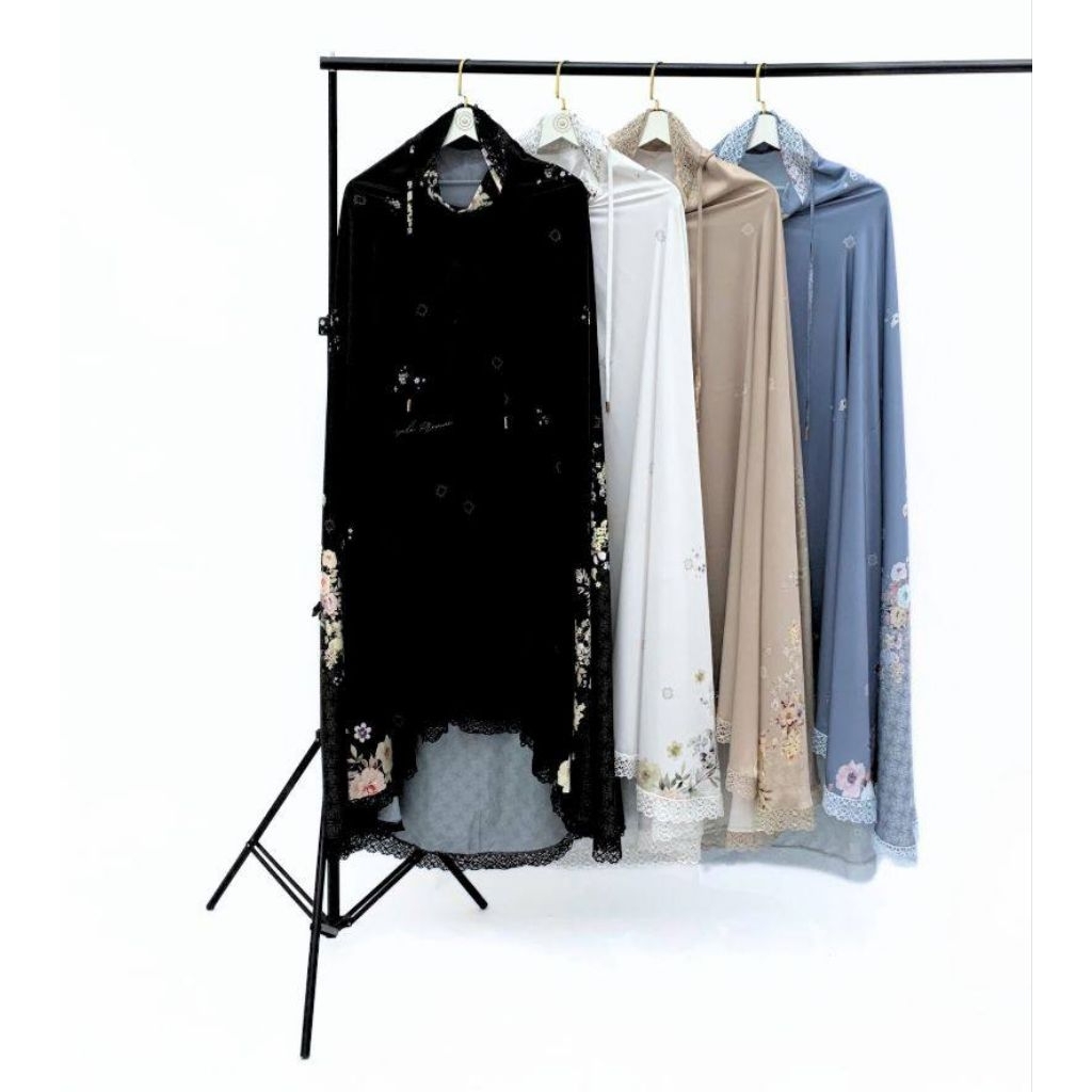 MUKENA SILK MUZDALIFAH BY ROYALE PREMIUM | MUKENA SILK MOTIF ROYALE PREMIUM