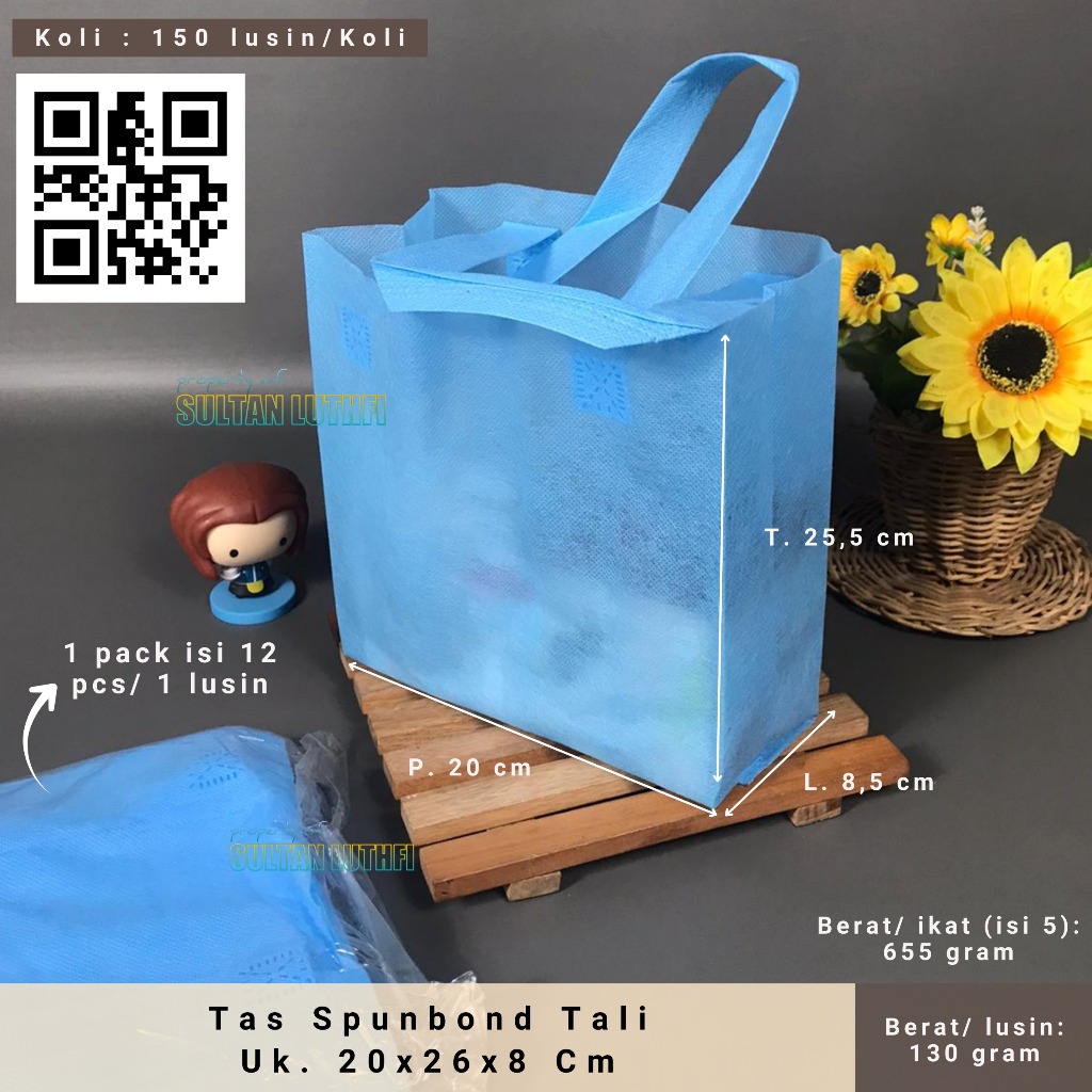 Tas Spunbond Tali Uk. 20x26x8 Cm
