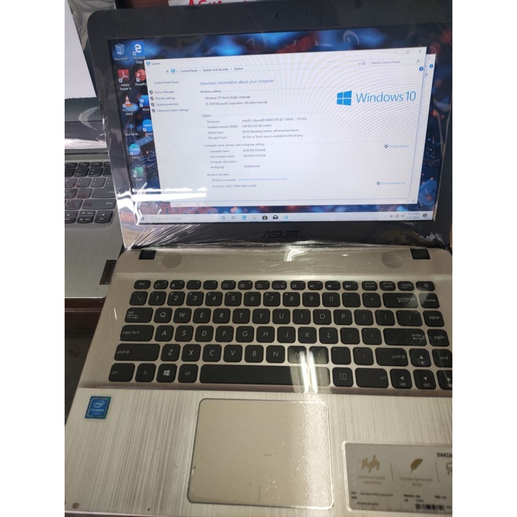 leptop bekas mulus Asus x441m Intel Celeron N4020