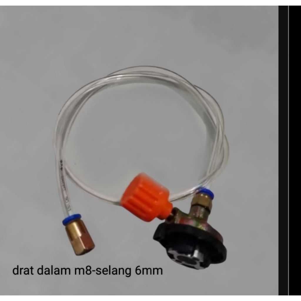 Konektor selang drat dalam m8-selang 6mm