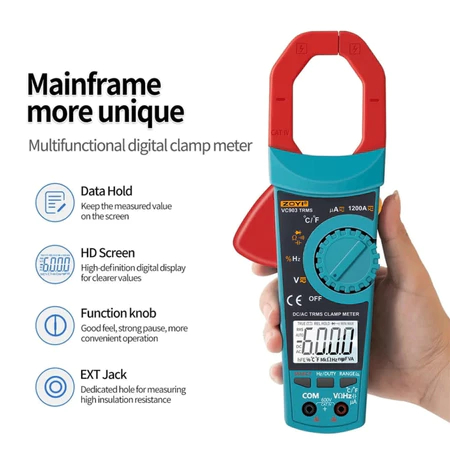 VC903 Auto Range Clamp Meter Digital AC DC
