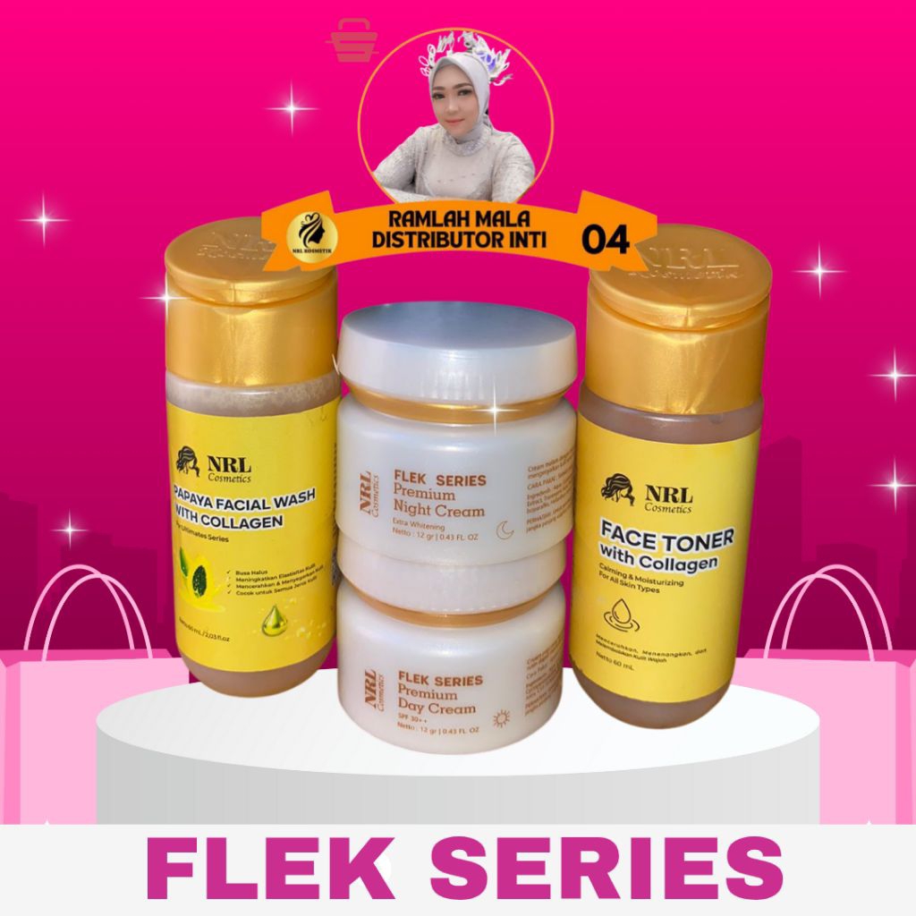[NRL KEMASAN BARU] PAKET EKONOMIS/REGULER NRL KOSMETIK VARIAN GLOWING/FLEK/ACNE (Mencerahkan, Menghi