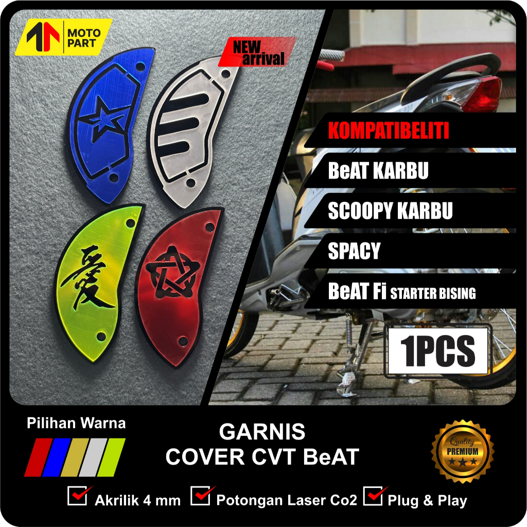 GARNIS AKRILIK CVT UNTUK BEAT KARBU