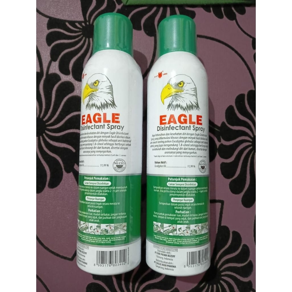 Eagle Disinfectant Spray / Cap Lang Disinfektan Eucalyptus / Disinfektan Alami