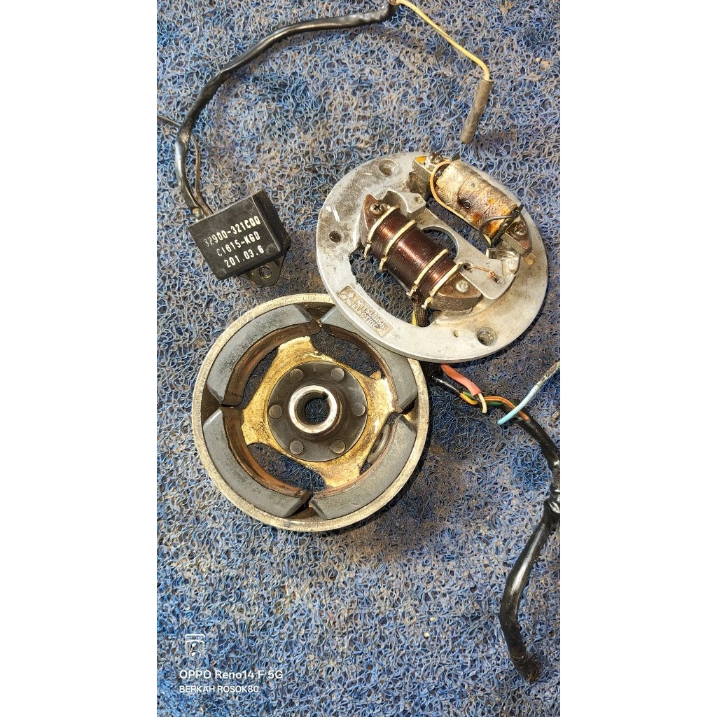 (sepul spul set magnit magnet +CDI )Yamaha L2SN L2super L2g (sudah rubahan CDI)
