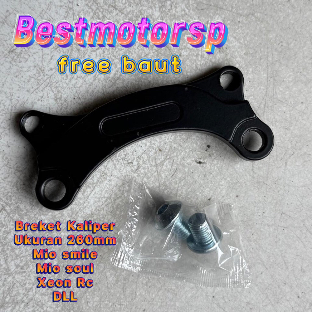 breket braket piringan cakram mio soul mio smile xeon rc diameter 260mm