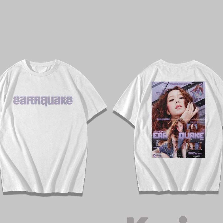 Kaos Jisoo Earthquake / Kaos Jisoo Blackpink / Kaos Kpop Fansmerch