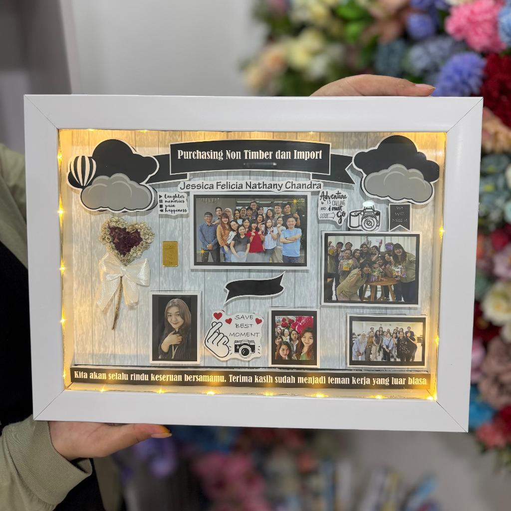 kado farewell perpisahan kantor kerja teman dosen guru pensiun pensiunan 40 cm x 30 cm