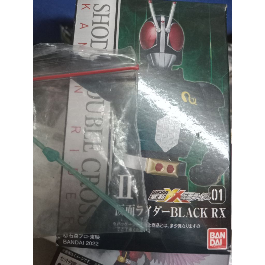 shodo xx kamen rider black rx (new) + part pedang resin
