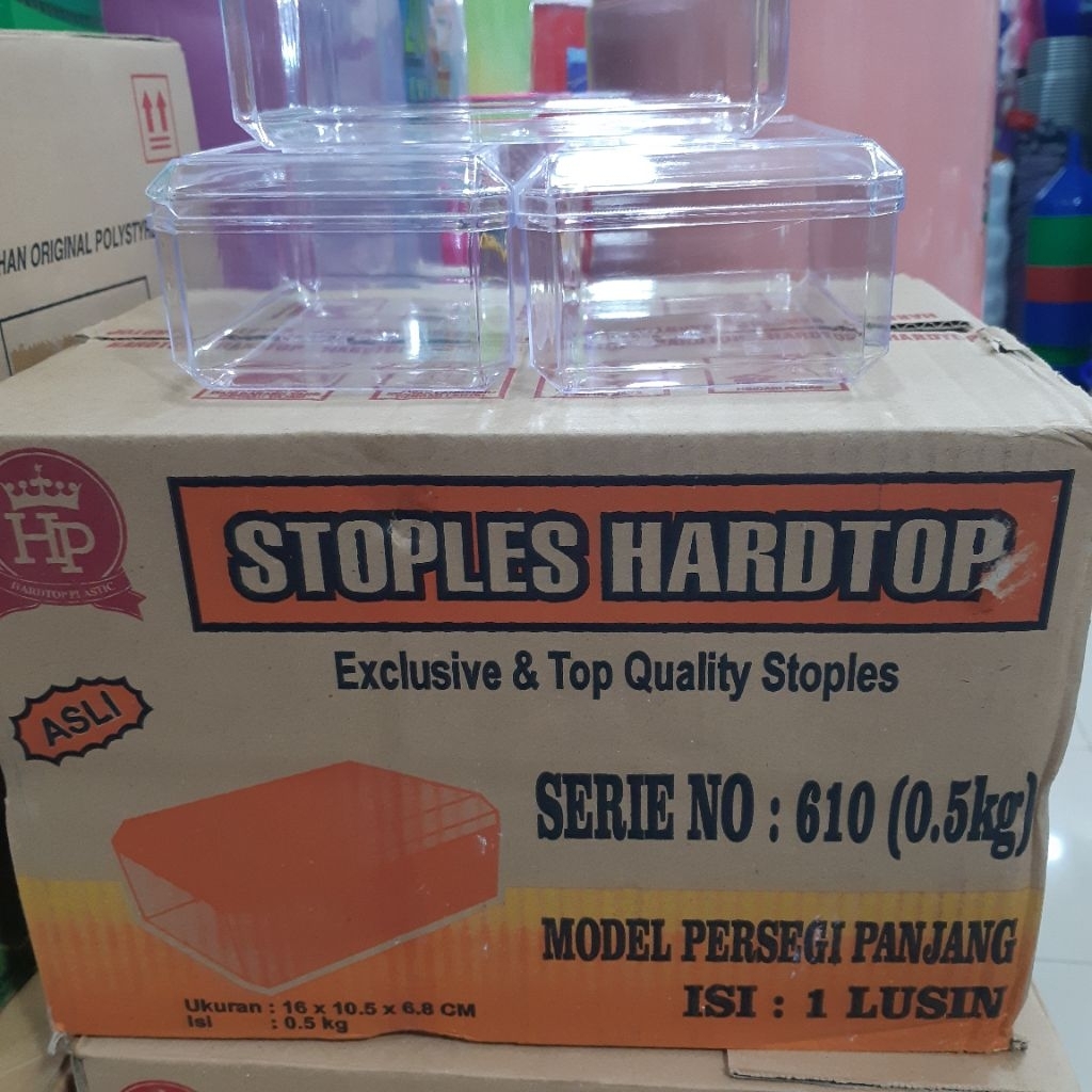 TOPLES HARDTOP 610 PERSEGI PANJANG 500gr