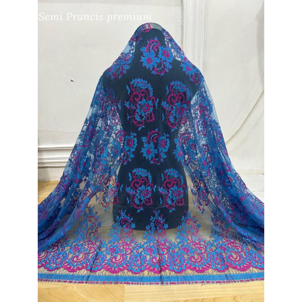 Kain Brokat Semi Prancis Premium