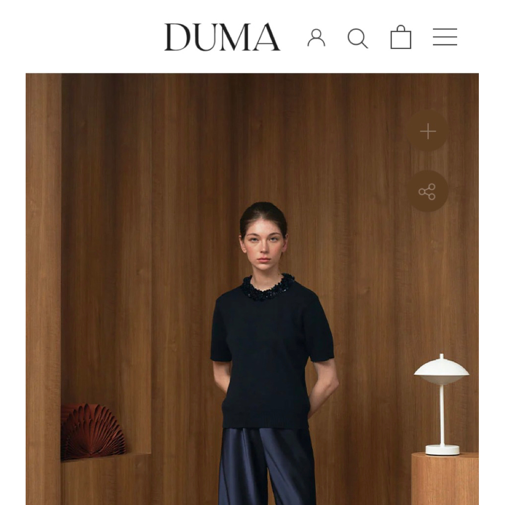 mora top navy duma official (preloved)