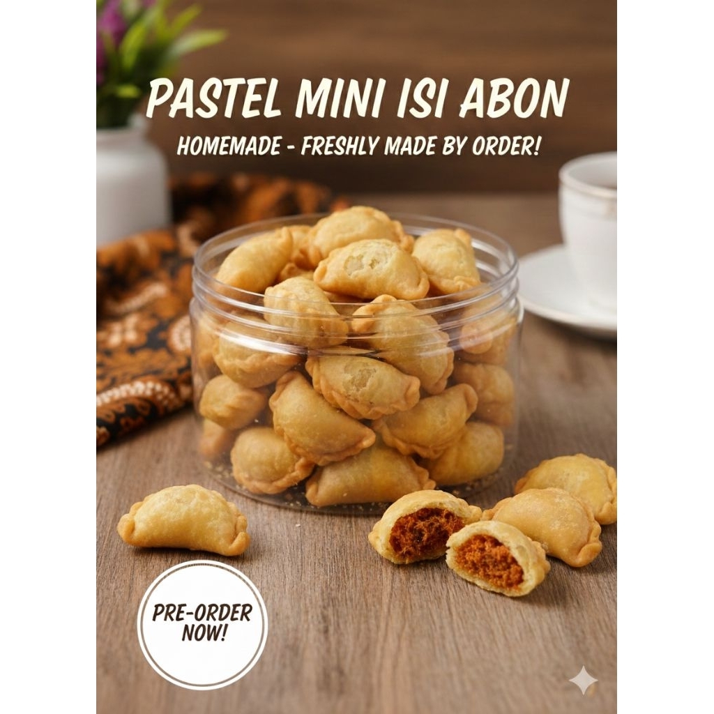 Pastel mini isi Abon homemade