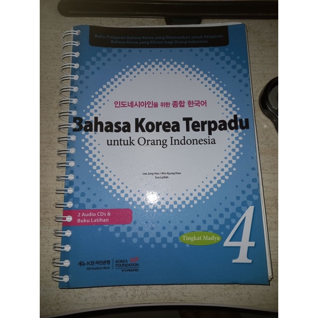 BUKU KOREA BAHASA KOREA TERPADU 4 BEKAS