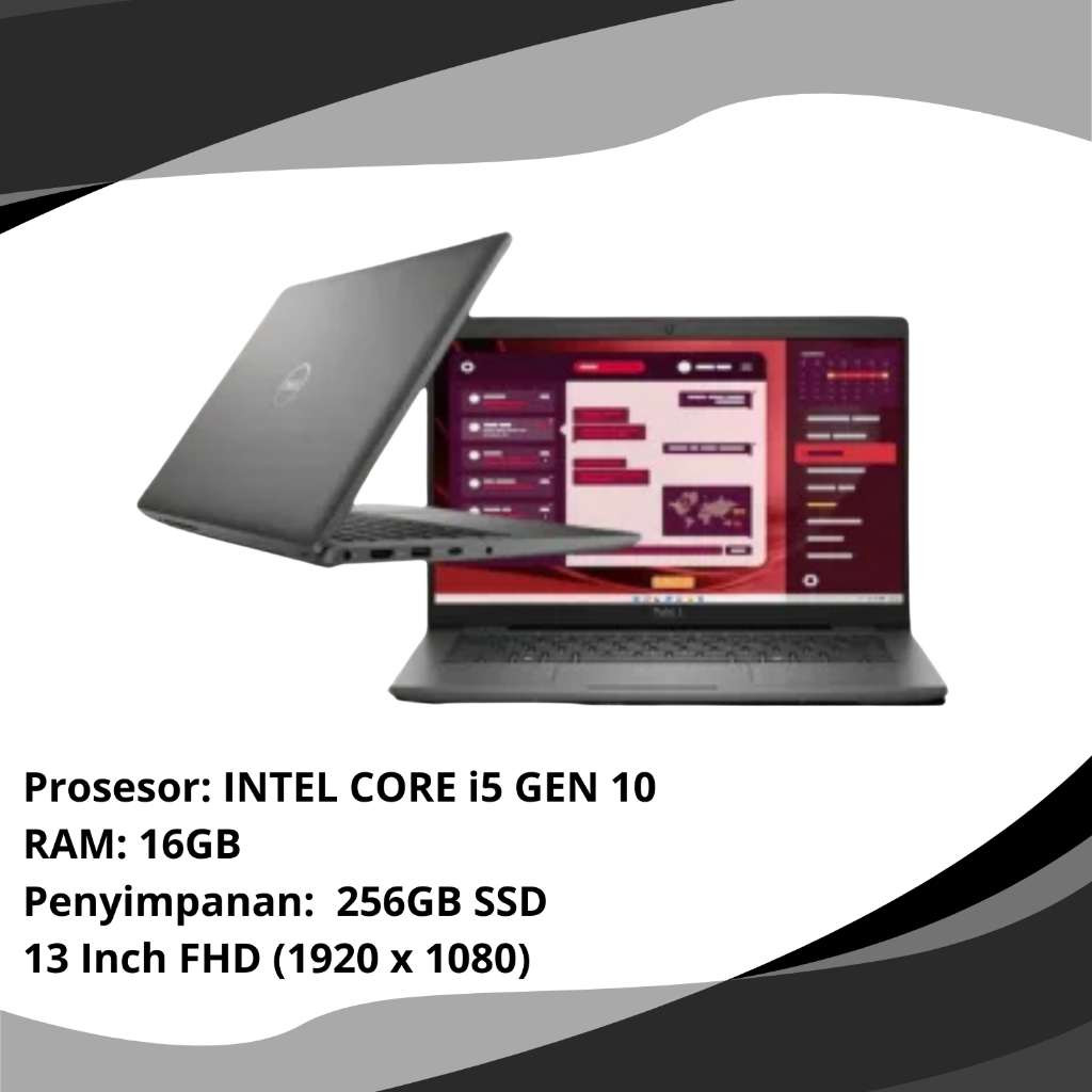 DELL LATITUDE 5410 RAM 16GB SSD 256GB INTEL CORE i5 GEN 10
