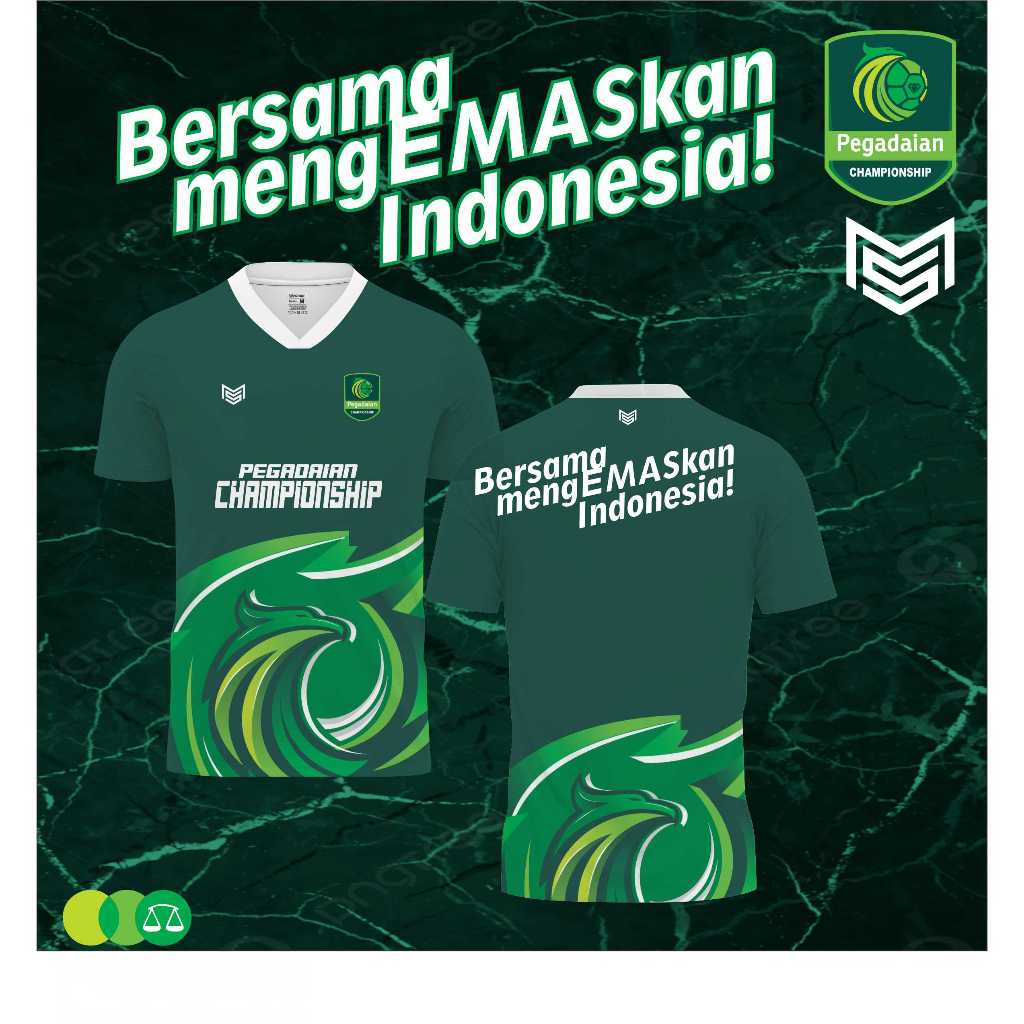 JERSEY PEGADAIAN CHAMPIONSIP INDONESA NEW 24/25 FULL PRINTING